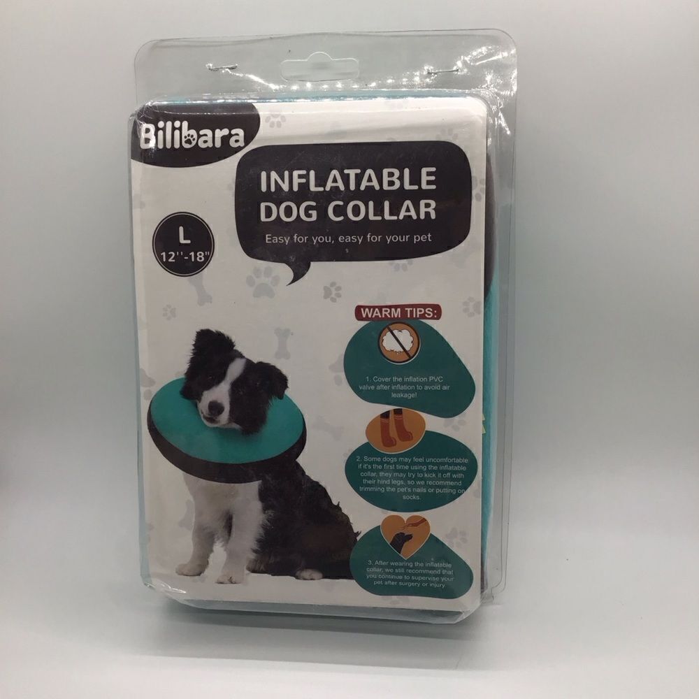 NIB Bilibara Inflatable Dog Collar
